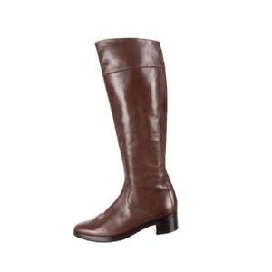 Balenciaga Mahogany Knee-high Boots